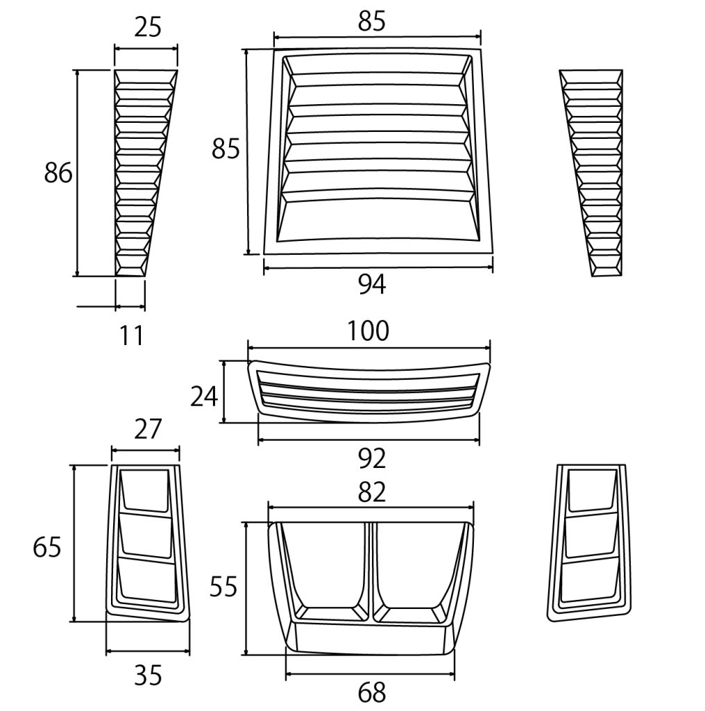 Duct parts SET